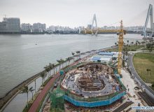 ساخت کتابخانه Wormhole در خلیج هایکو در جنوب چین