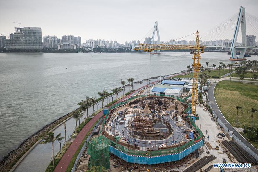 ساخت کتابخانه Wormhole در خلیج هایکو در جنوب چین
