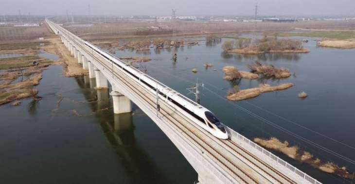 آغاز به کار بخش جدیدی از راه آهن سریع‌السیر در شرق چین