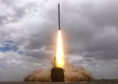 آزمایش پرتاب موشک پیشرفته در ارتفاع بالا توسط ارتش چین