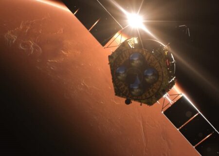 مدارگرد مریخی چین اطلاعات تازه‌ای از اتمسفر خورشید ارسال کرد