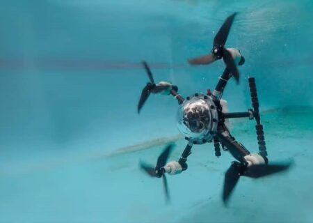 ساخت کوادکوپتری با قابلیت فعالیت زیر آب