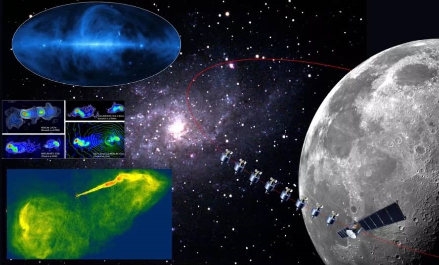 توسعه منظومه تلسکوپی در مدار ماه برای رصد دوران اولیه کیهان