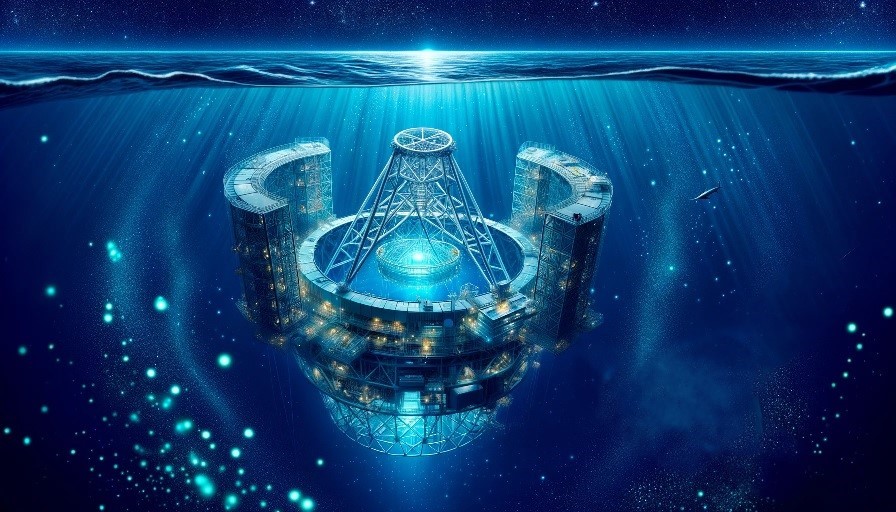 بزرگ‌ترین تلسکوپ زیر آبی جهان «ذره‌های روح» را شکار می‌کند