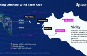 قرارداد مینگ یانگ برای ساخت نیروگاه بادی شناور ۸/۲ گیگاواتی ایتالیا