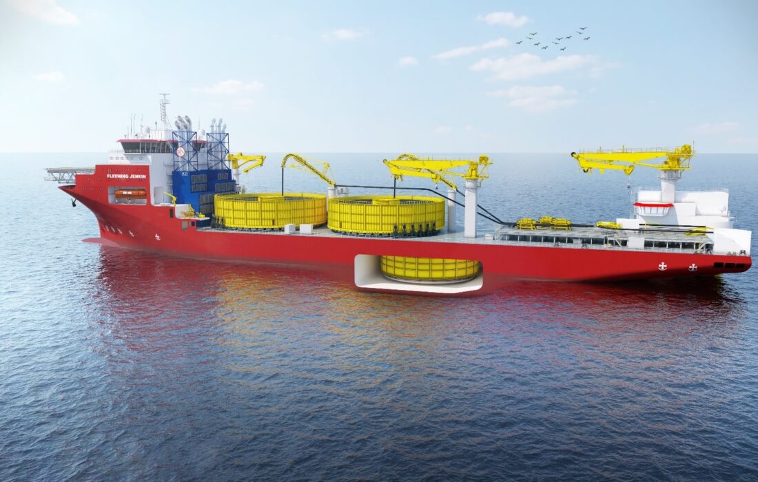 بزرگترین کشتی کابلگذار جهان در چین به آب انداخته شد