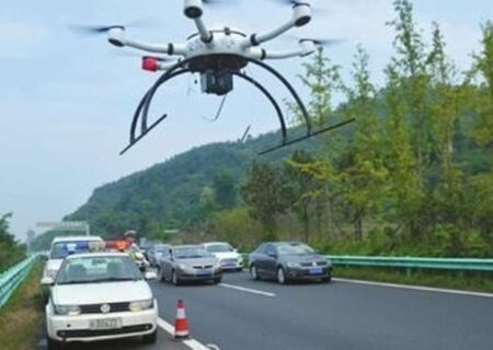 دگرگونی مدیریت و ایمنی ترافیک جاده‌ای با پهپادها در چین